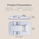 Держатель для телефона Essager Knight Foldable Desk Mobile Phone Holder Stand White (EZJZM-QS02) - изображение 11