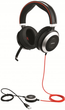 Słuchawki Jabra Evolve 80 Duo MS Czarne (7899-823-109) - obraz 1