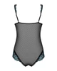 Сетчатое боди на косточках Obsessive Amanta teddy S/M, черное, с доступом - изображение 6