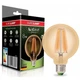 Лампочка Eurolamp G95 8W E27 4000K (LED-G95-08274(Amber)) - зображення 1