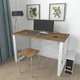 Письменный стол Ferrum-decor Драйв 750x1000x700 Белый металл ДСП Дуб Таверна 16 мм (DRA083) - изображение 1