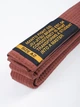 Пояс для кімоно MANTO Belt BJJ Motto Brown (MNA853_BRN_A2) - зображення 2
