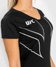 Женская футболка Venum UFC Fight Night 2.0 Women's T-shirt Black (VNMUFC-00154-001-S) - изображение 5