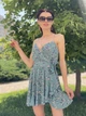Жіноча сукня зі штапелю Poliit 8951 зелений 38 - изображение 1