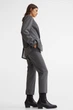 Брюки H&M 061036648 42 Темно-сірий - зображення 3