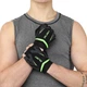 Рукавички спортивні Zelart WorkOut BC-6305 розмір ХL Чорний/Салатовий - зображення 4