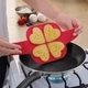 Силиконовая форма для приготовления оладий и яичницы в виде сердечек Cake Maker - изображение 3