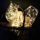 Світлодіодна гірлянда нитка 4.5 м 50led на батарейках золота тепла Warm White - зображення 3