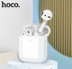 Беспроводные Bluetooth наушники Hoco EW25 с зарядным кейсом и микрофоном блютуз наушники вкладыши белые - изображение 5