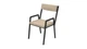 Стілець Спірит Ferrum-decor 880х490х615мм Чорний, тканина піщано-сірий 23 (SPI006) - зображення 1