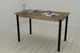Стол кухонный Ferrum-decor Бенита 75x120x70 Черный ДСП Дуб Таверна 16мм (BEN0013) - изображение 3