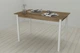 Стол кухонный Ferrum-decor Бенита 75x120x80 Белый ДСП Дуб Таверна 16мм (BEN0041) - изображение 3