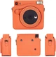 Чохол для фотоапарата Fujifilm Instax Square SQ1 SQ6 SQ40 Terracotta Orange / Помаранчевий - зображення 3
