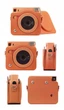 Чохол для фотоапарата Fujifilm Instax Square SQ1 SQ6 SQ40 Terracotta Orange / Помаранчевий - зображення 11