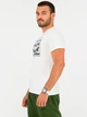 Футболка хлопковая длинная мужская Levi's 716991758 XL Белая (1159783363) - изображение 3