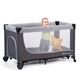 Манеж-кровать Kinderkraft Leody Grey (KCLEOD00GRY0000) - изображение 7