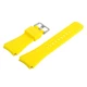 Силиконовый ремешок Watchbands для Samsung Gear S3 / Samsung Galaxy Watch 46mm Silver - желтый (WB001YELLOW) - изображение 4