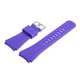 Силиконовый ремешок Watchbands для Samsung Gear S3 / Samsung Galaxy Watch 46mm Silver - фиолетовый (WB001PURPLE) - изображение 3