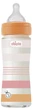 Пляшечка для годування скляна Chicco Well-Being Colors із силіконовою соскою 0м+ 240 мл Рожева (28721.11) - зображення 1