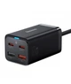 Зарядное устройство для Baseus GaN 3 Pro 2xUSB 2xType-C 65W в комплекте кабель Type-C (CCGP040101) Черный - изображение 9