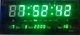 Современные электронные настенные часы VST 3615 с зеленой подсветкой - изображение 1