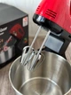 Міксер кухонний RAF R6637 250W з чашею 2 л, ручний та стаційний, 7 швидкостей, винчики та гаки для тесту, міксер для дому, електричний міксер з металевою чашею - зображення 3