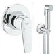 Смеситель для гигиенического душа GROHE BauFlow скрытого монтажа хром латунь 105мм UA12164600 - изображение 1