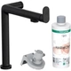 Змішувач для кухні із краном для фільтрованої води HANSGROHE Aqittura M91 чорний латунь 76802670 - зображення 1