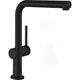 Cмеситель для кухни с выдвижной лейкой HANSGROHE Talis M54&sBox черный латунь 72809670 - изображение 1