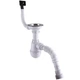 Сифон Waterstal А - 4007 під сталеву кухону мийку 1/2 40 з переливом, з гнучкою трубою - изображение 1