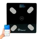 Напольные смарт весы Domotec Ms-2017a до 180 кг с приложением на телефон, black - изображение 2