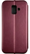 Чехол-книжка Elegant на Samsung Galaxy A6 2018 бордовый - изображение 2