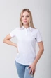 Футболка поло женская TvoePolo однотонная CLASSIC XS Белая (830-02xs) - изображение 1