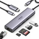 Док-станция Ugreen CM512 USB3.0 Type-C-HDMI 4K/2x USB 3.2 Gen1/RJ45/SD/TF/PD 100W 60515 Серая UGR-90568 - изображение 2