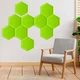 Декоративний шестикутник Sticker Wall, що самоклеїться, під шкіру зелений 200x230мм (1102) SW-00000742 - зображення 5