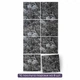 Декоративная ПВХ плита Sticker Wall серый темно-серый мрамор 1,22х2,44мх3мм SW-00001407 - изображение 3