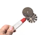 Універсальний ніж сполучний для тіста та нарізки піци з роликом 2 в 1 - зображення 2