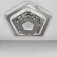 Люстра стельова LED з кришталем 56W хромового кольору SY-7240/240 CR Svet - зображення 4