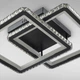 Стельова чорна люстра LED 160 W на 2 плафони-квадрат із кришталем на пульті 3000-6000 К SY-19381/2 BK+CR Svet - зображення 3