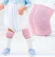 Детский наколенник для ползания малышей Children Knee с протектором девочки Розовый - изображение 4