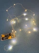 Гірлянда на батарейках крапля роси мідний провід 2 метри 20 LED Dew Drop Warm White - изображение 6