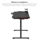 Стол с электрорегулировкой высоты RZTK eDesk RGB Carbon 2 1200 х 600 мм - изображение 4