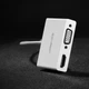 Адаптер Ugreen MM123 HDMI+VGA - USB Type-C (F/M), White (30843) - зображення 6