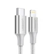 Кабель Ugreen US304 USB Type-C - Lightning (M/M), 2 м, Silver (70525) - изображение 2