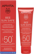 Apivita Bee Sun Bezpieczny Krem Do Opalania Twarzy SPF50+ Kojący 50 ml (5201279080204) - obraz 1