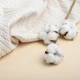 Тканина бавовна Косичка 240 см 290 гр/м2 для пледів, літних ковдр, покривал беж м.п. - зображення 1