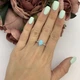 Серебряное кольцо с опалом 0.755ct, вес изделия 2,35 гр (2097792) - изображение 3