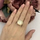 Серебряное кольцо с натуральным перламутром, вес изделия 6,71 гр (2082873) - изображение 4