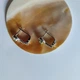 Серебряные серьги с натуральным изумрудом 0.19ct (2106265) - изображение 3