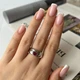 Срібна каблучка з натуральним рубіном 0.4ct, вага виробу 5,29 гр (2140450) - зображення 4